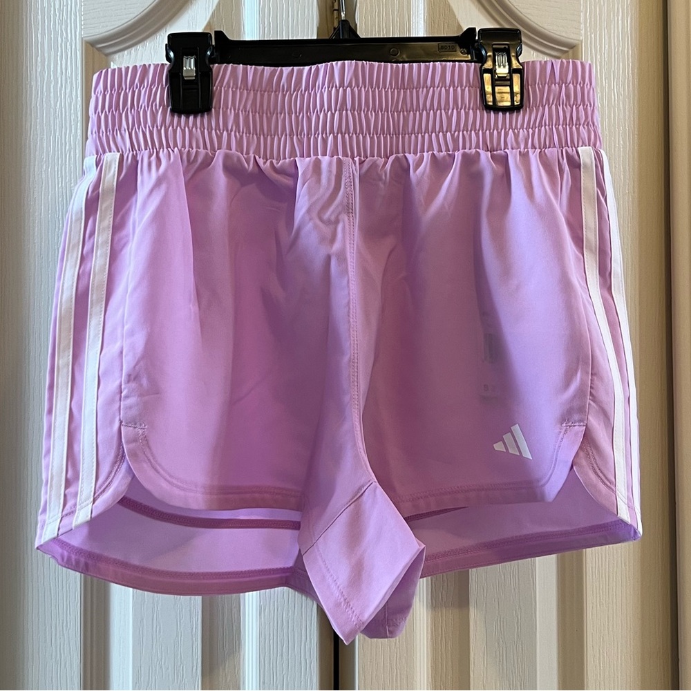 Women’s Lilac Adidas Shorts 3”